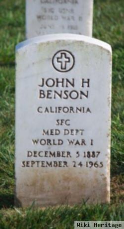 John H Benson