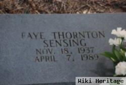 Faye Thornton Sensing