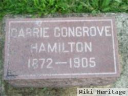 Myrtle Caroline "carrie" Congrove Hamilton