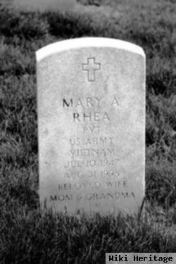 Mary A. Rhea