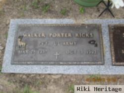 Pvt Walker Porter Ricks