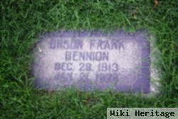 Orson Frank Bennion