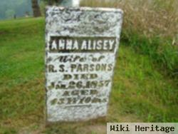 Anrisa Alisey "anna" Parsons Parsons