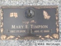 Mary E Timpson