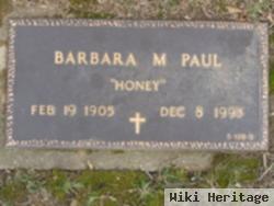 Barbara Grace "honey" Metzler Paul