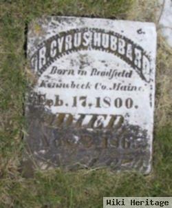 Dr Cyrus Hubbard