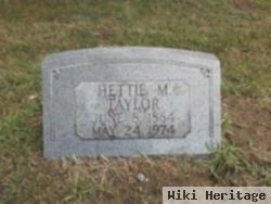 Hettie M Taylor