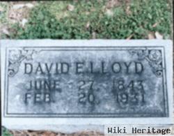 David E Lloyd