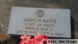 Sgt John Harold Davis