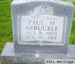 Paul M Arbuckle