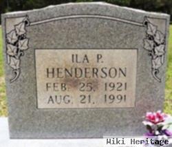 Ila P Henderson