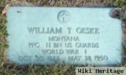 William T Geske