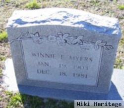 Winnie E Myers