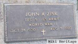 John A Zink