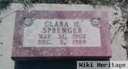 Clara H Sprenger