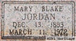 Mary A Blake Jordan