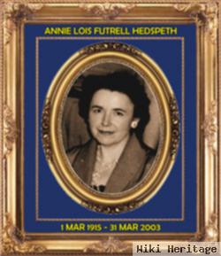 Annie Lois Futrell Hedspeth