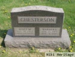 Warner L Chesterson