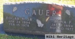 Edgar N Gauer, Sr