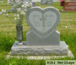 Betty K Mckee Bays