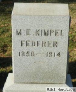 Martha Elise Kimpel Federer