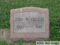 John W Rhoades