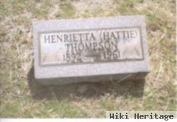 Henrietta "hattie" Thompson