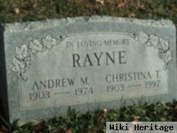 Andrew M Rayne