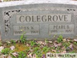 John W Colegrove