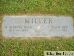 Edgar Ralph "red" Miller