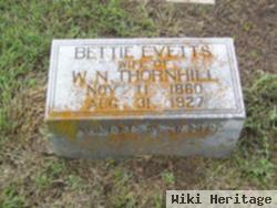 Sarah Elizabeth "bettie" Evetts Thornhill