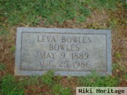 Leva L Bowles Bowles