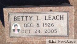 Betty L. Mosbaugh Leach