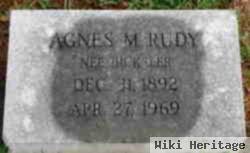 Agnes M Bicksler Rudy