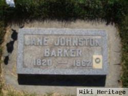 Jane Barbour Johnston Barker