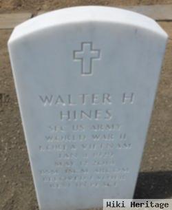 Walter H Hines