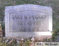 Sara M Sanders