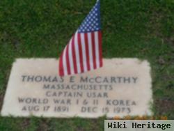 Capt Thomas E Mccarthy