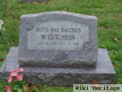 Bette Mae Bacchus Mccutcheon