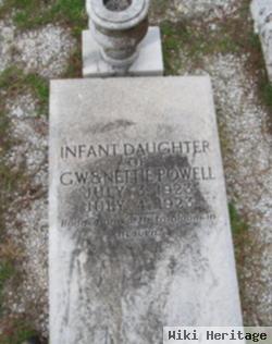 Infant Daughter Powell