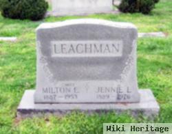 Milton E. "mitt" Leachman