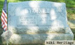 Kenneth R Yecker