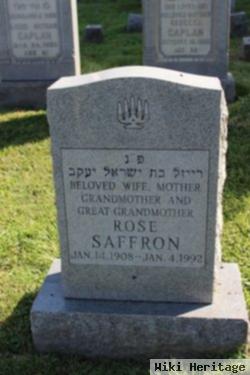 Rose Caplan Saffron