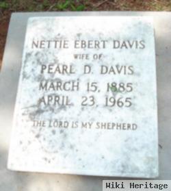 Nettie Mary Ebert Davis