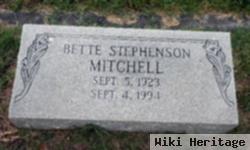 Bette Stephenson Mitchell