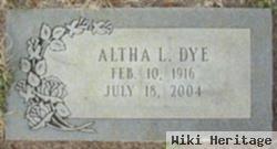 Altha L. Dye