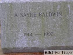 A Sayre Baldwin