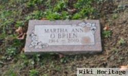 Martha A Noe O'brien