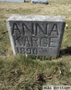 Mary Ann "anna" Ruman Karge