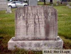 Carrie M Baker Burkholder